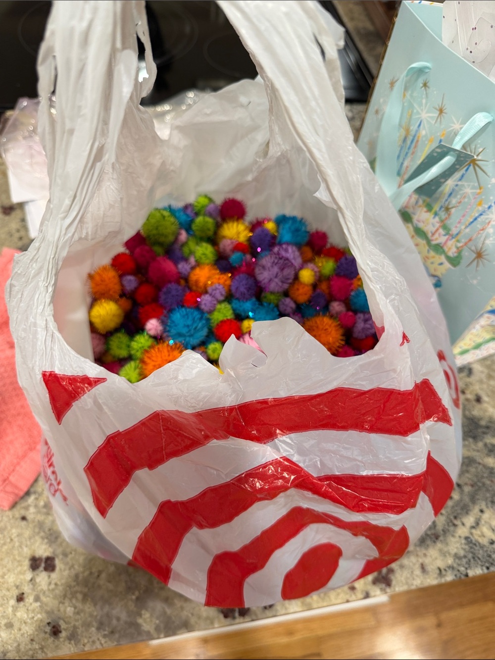 Colorful Pom Poms for Kids Accessories - Multicolor New never used - Picture 2 of 2